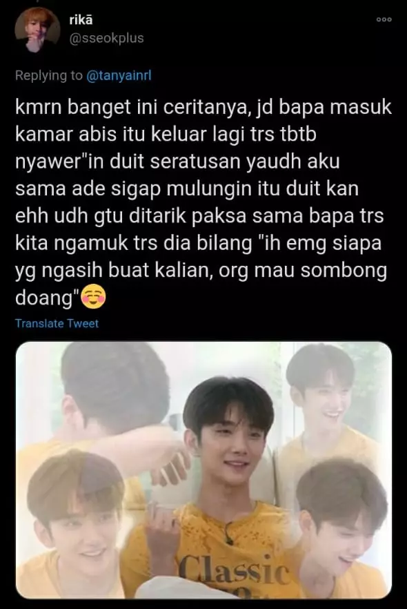 Curhatan kelakuan iseng bapak  © berbagai sumber