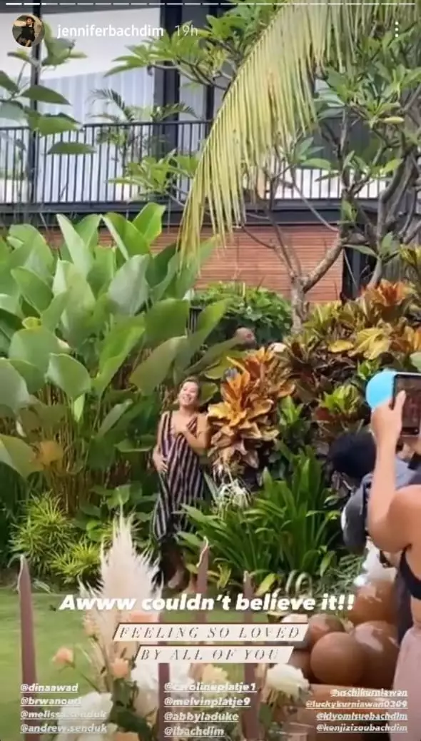 kejutan baby shower Jennifer Bachdim  © berbagai sumber kejutan baby shower Jennifer Bachdim  © berbagai sumber