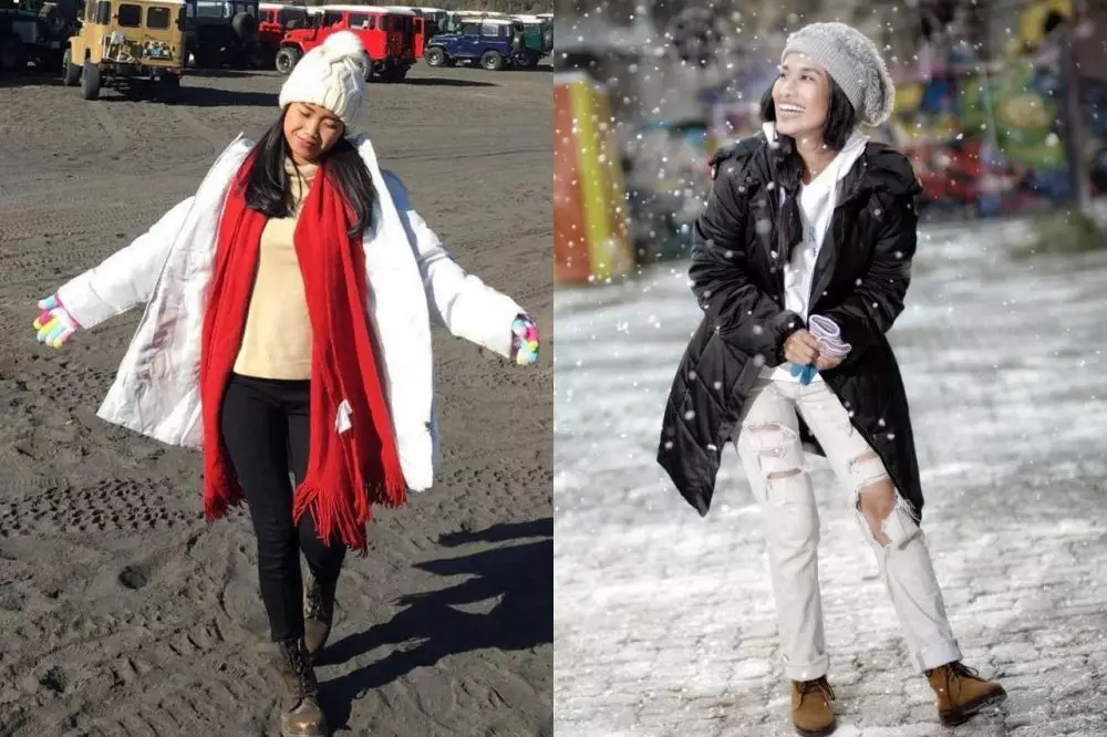 Beda gaya Chika Waode dan Ayya Renita © Instagram Beda gaya Chika Waode dan Ayya Renita © Instagram