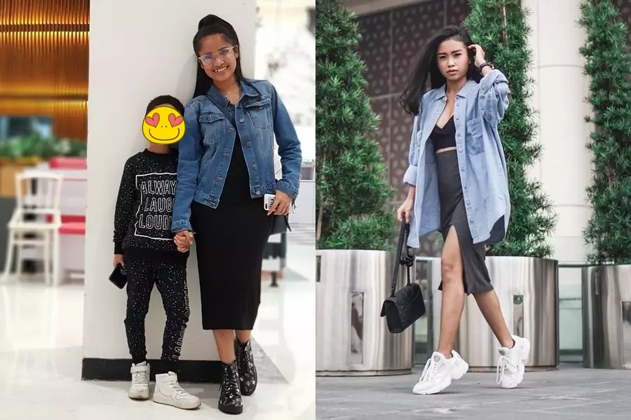 Beda gaya Chika Waode dan Ayya Renita © Instagram Beda gaya Chika Waode dan Ayya Renita © Instagram