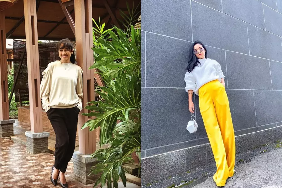 Beda gaya Chika Waode dan Ayya Renita © Instagram Beda gaya Chika Waode dan Ayya Renita © Instagram