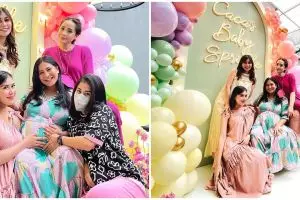 8 Potret kemeriahan baby shower Caca Tengker, hamil anak kedua
