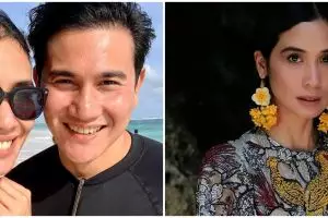 Marsha Timothy ultah ke-42, kue dari Vino Bastian bikin salah fokus