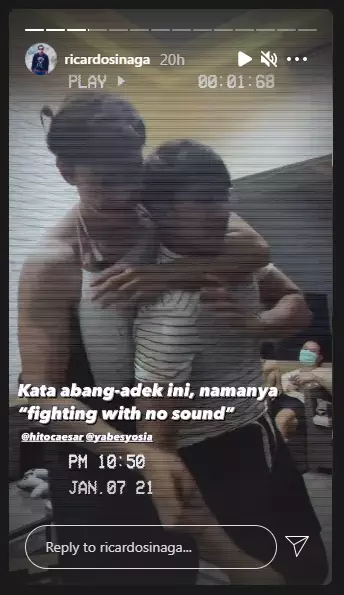 Momen Caesar Hito rayakan pesta lajang Instagram