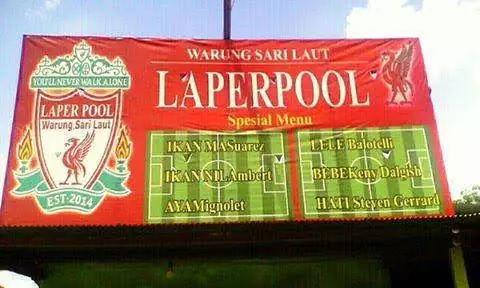 Desain lucu spanduk usaha © berbagai sumber