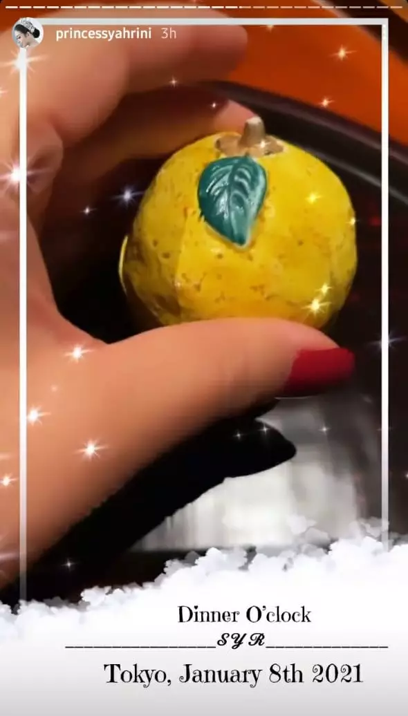 private dinner Syahrini © Instagram private dinner Syahrini © Instagram