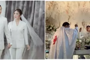Sah! Ini 10 momen pemberkatan nikah Felicya Angelista & Caesar Hito