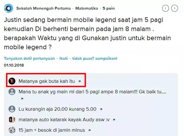 Jawaban lucu matematika fisika © berbagai sumber