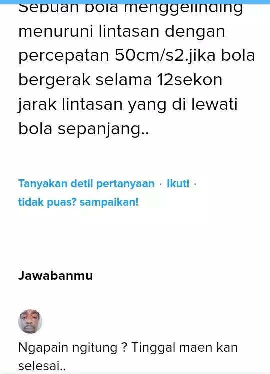 Jawaban lucu matematika fisika © berbagai sumber