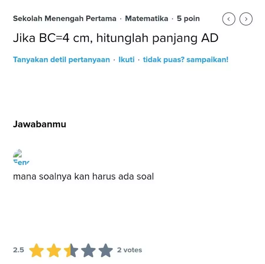 Jawaban lucu matematika fisika © berbagai sumber