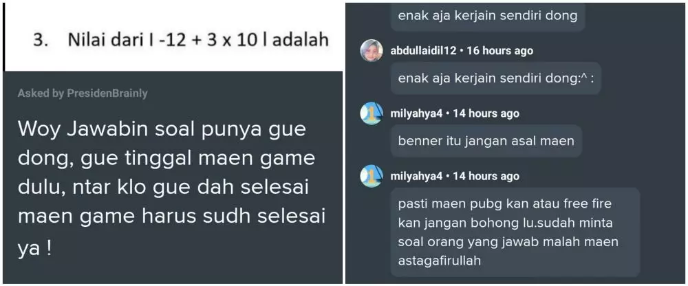 Jawaban lucu matematika fisika © berbagai sumber