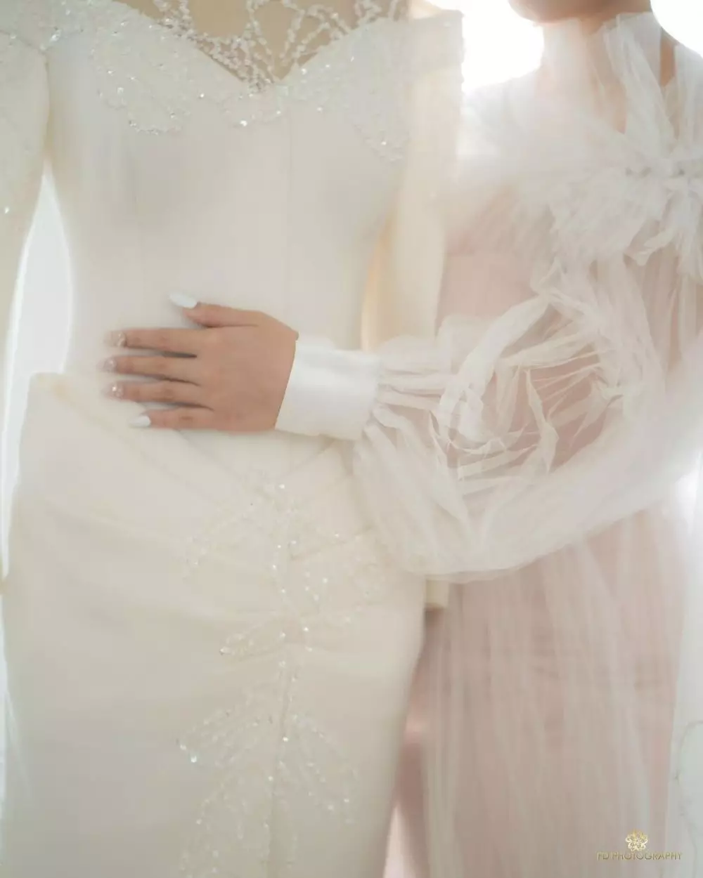 Gaun nikah Felicya Angelista © Instagram