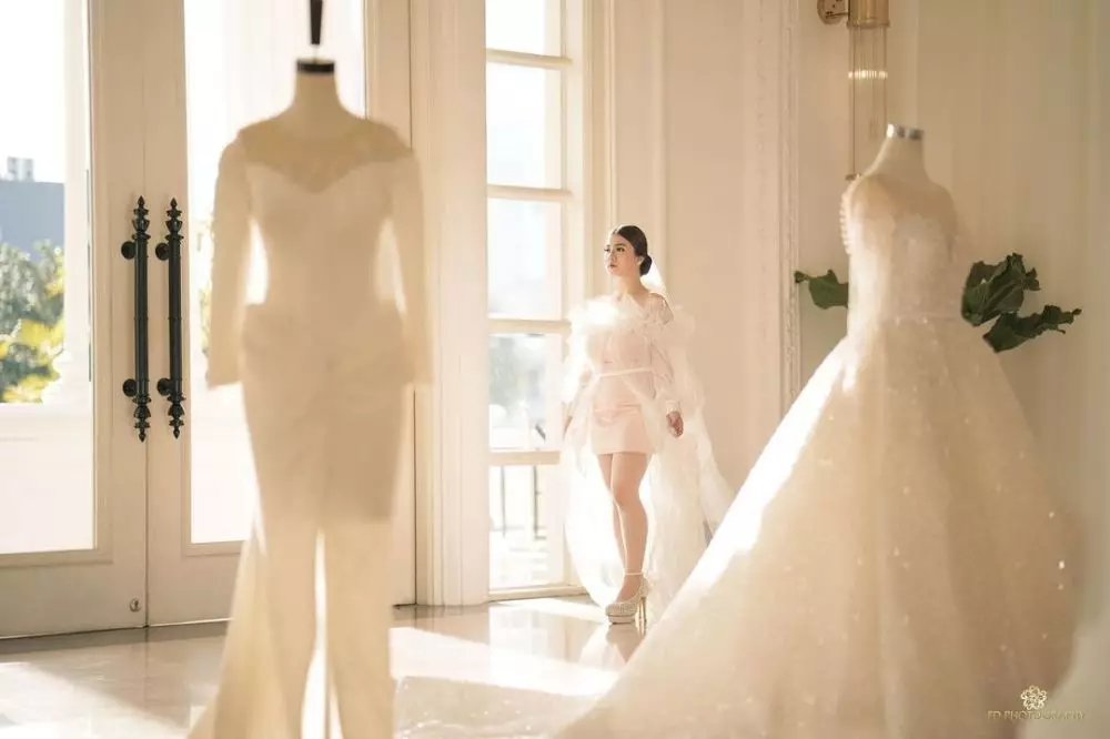 Gaun nikah Felicya Angelista © Instagram
