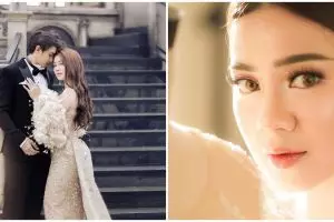 6 Potret gaun nikah Felicya Angelista, rancangan desainer kondang