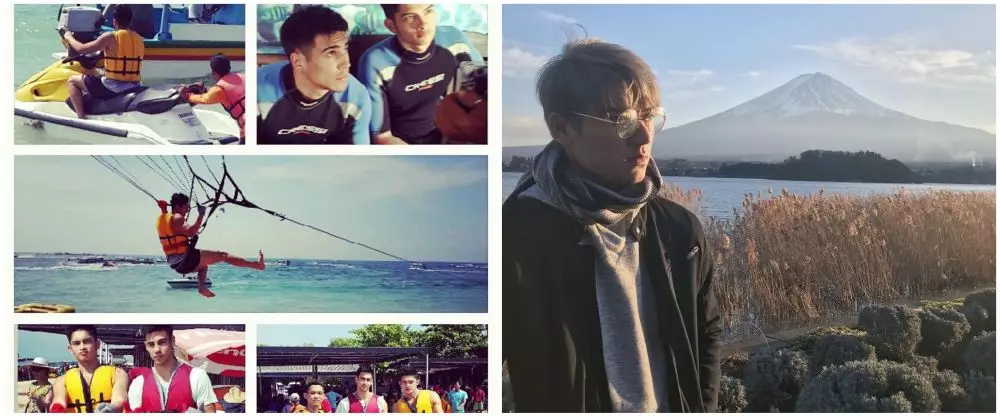 Gaya Kevin Kambey dan Rizky Billar © Instagram