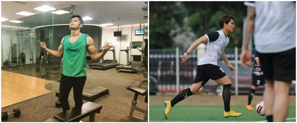 Gaya Kevin Kambey dan Rizky Billar © Instagram