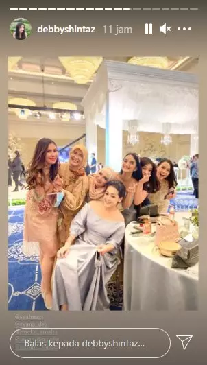 Gaya seleb di nikahan Feli dan Hito © Instagram Gaya seleb di nikahan Feli dan Hito © Instagram