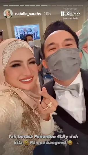 Gaya seleb di nikahan Feli dan Hito © Instagram Gaya seleb di nikahan Feli dan Hito © Instagram