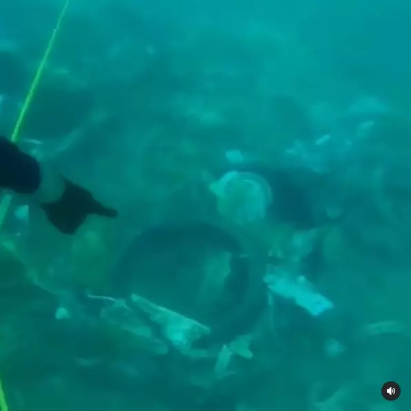 Kondisi dasar laut Kepulauan Seribu © Instagram