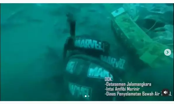 Kondisi dasar laut Kepulauan Seribu © Instagram