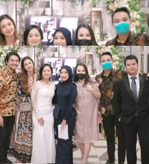 Seleb kondangan bareng pacar © Instagram