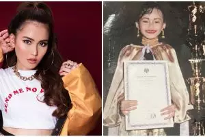 Berprestasi sejak kecil, ini potret lawas 6 seleb terima piala