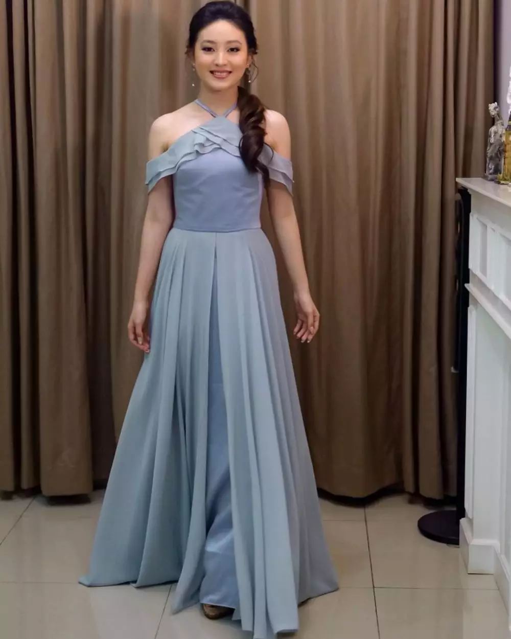 gaya Natasha Wilona di pernikahan Felicya Angelista © 2021 brilio.net