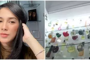 10 Potret ruang parfum Ussy Sulistiawaty, koleksi termahal Rp 12 juta