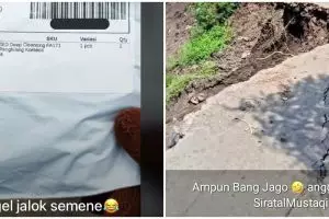 9 Status lucu kurir saat antar barang ini bikin senyum sendiri