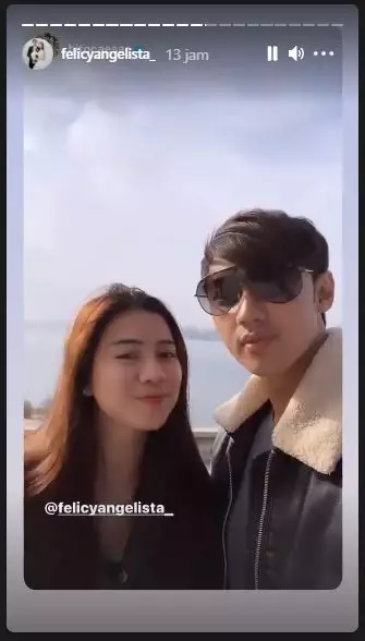 honeymoon felicya dan hito © Instagram