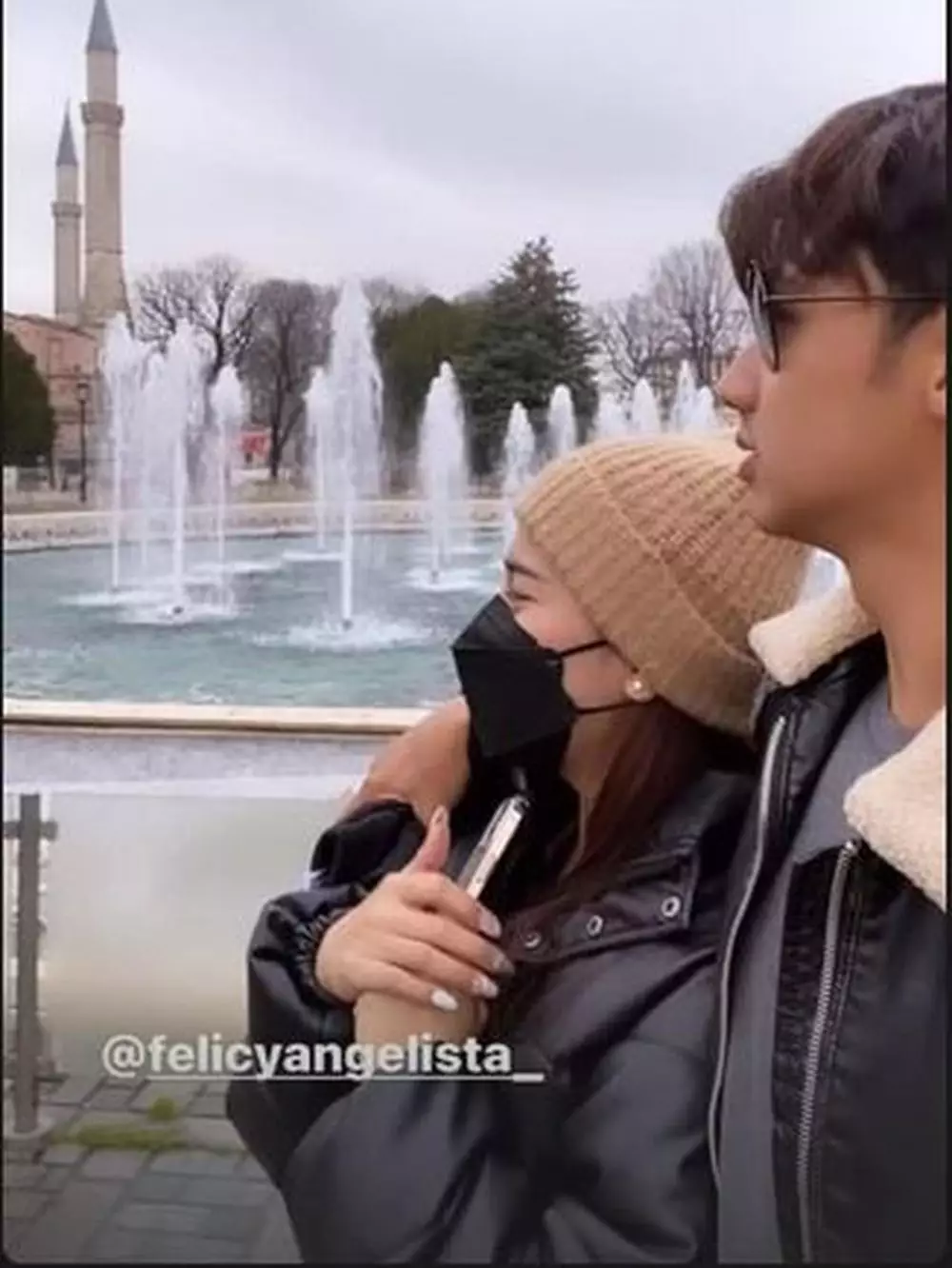 honeymoon felicya dan hito © Instagram