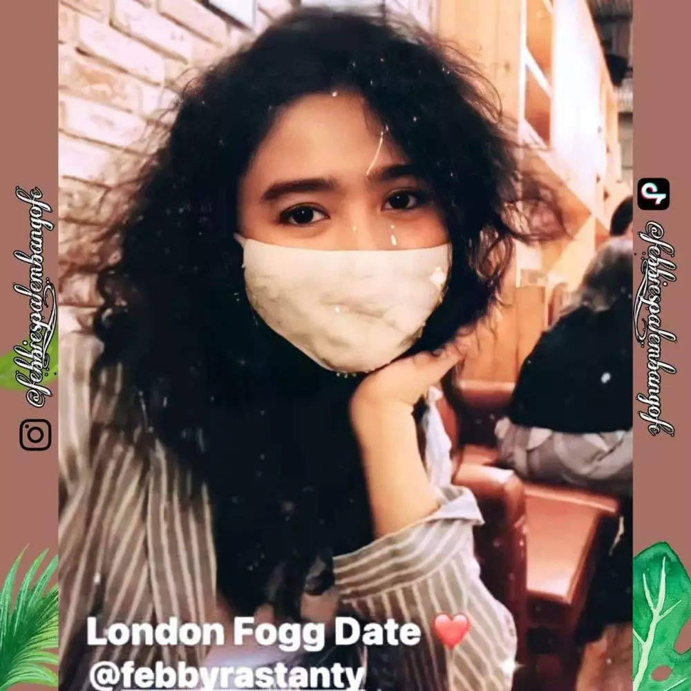 rambut keriting febby © Instagram