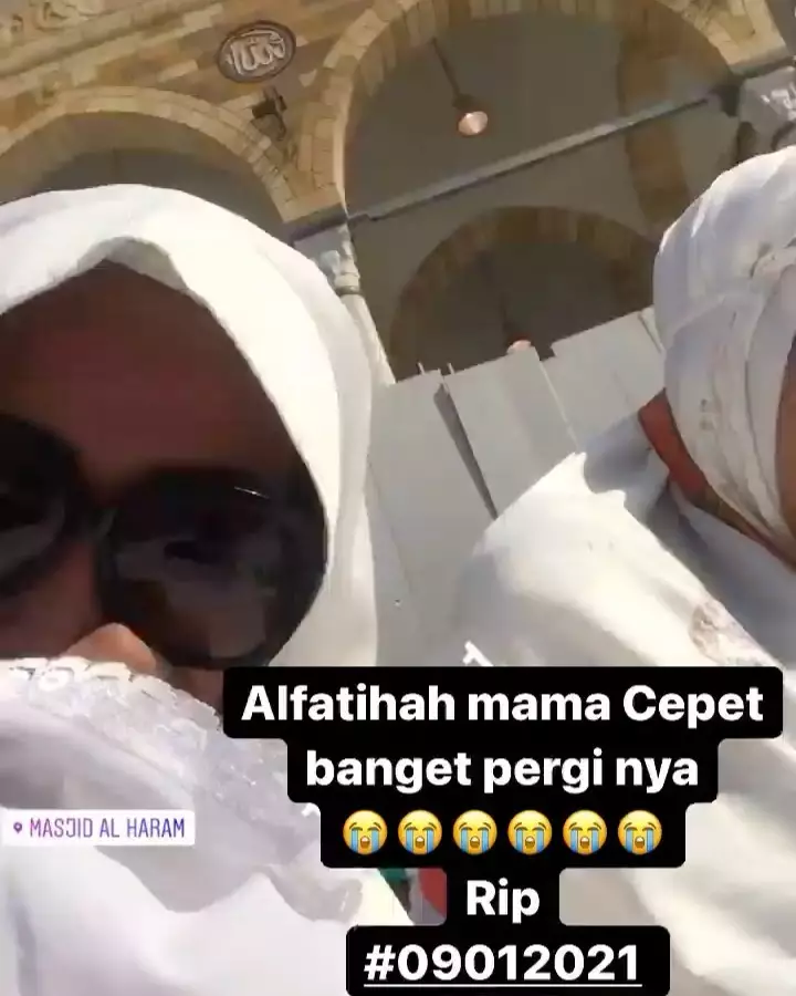 Ditinggal meninggal ayah dan ibu Ratu Meta sedih Instagram