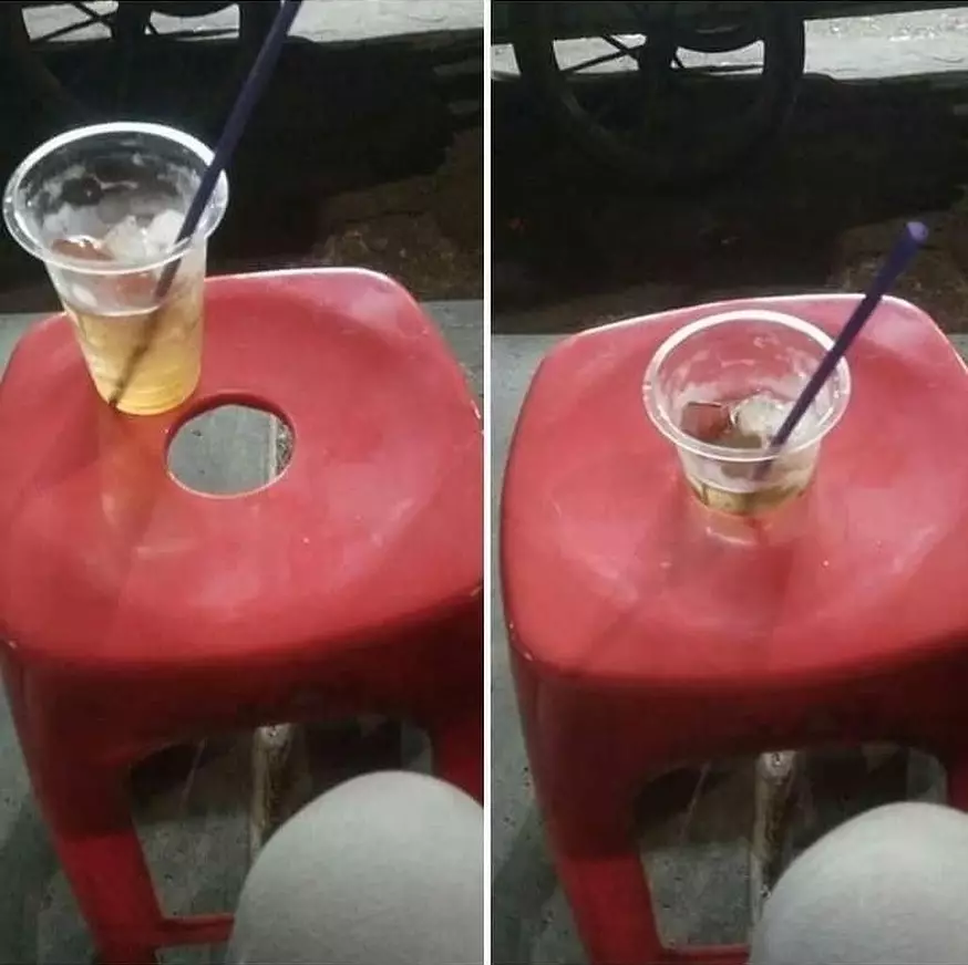 cara minum nyeleneh © Instagram cara minum nyeleneh © Instagram