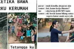 12 Meme lucu momen 'bawa pacar ke rumah' ini bikin ngakak