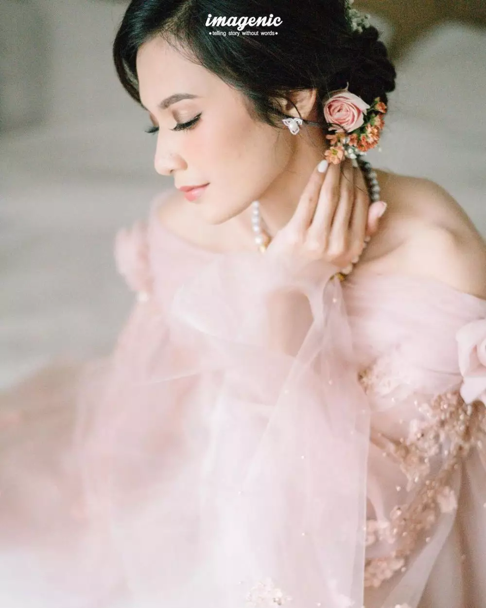 potret gaun pernikahan indah permatasari © Instagram