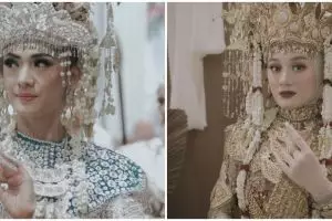 Pesona 8 pesinetron pakai baju adat Palembang, terbaru Dinda Hauw