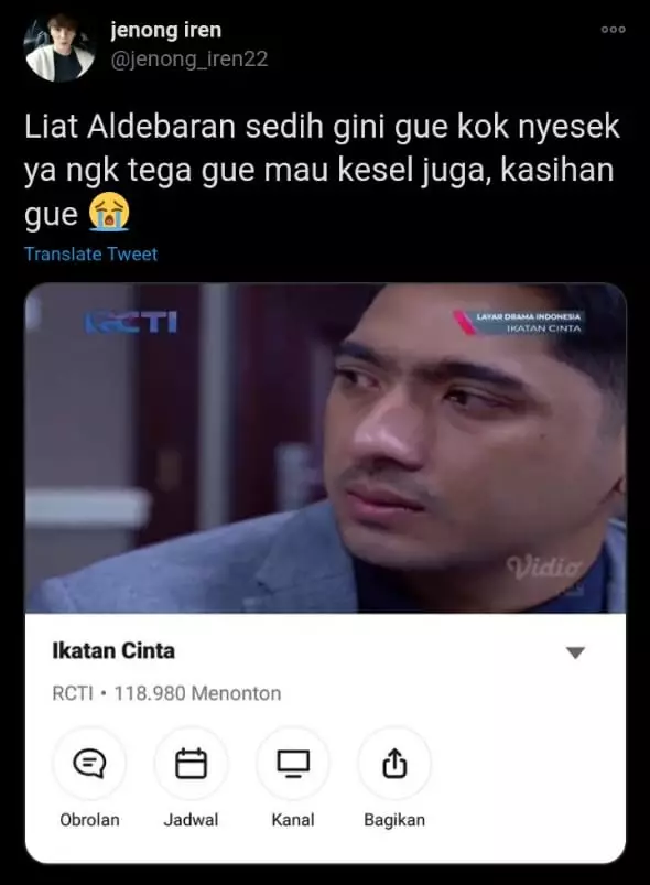 Curhatan lucu Ikatan Cinta © berbagai sumber