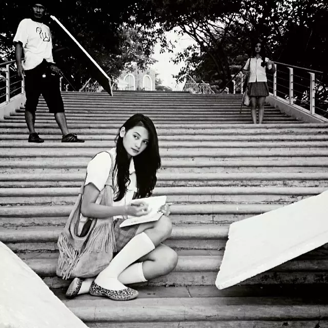 Potret Indah Permatasari di awal karier, © Instagram