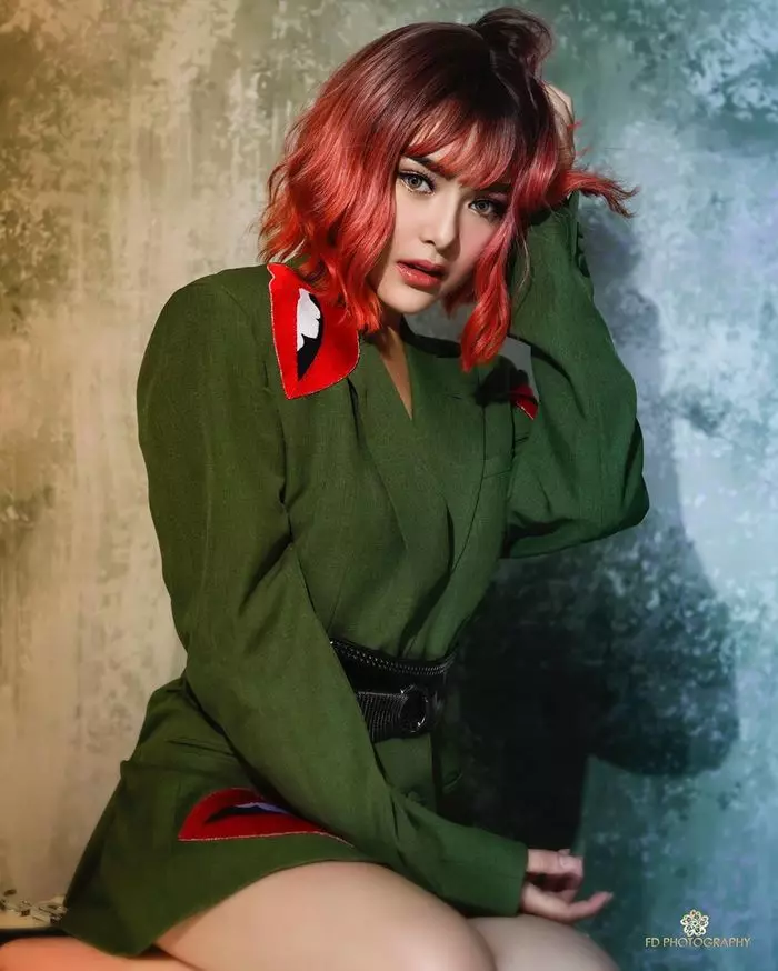 Amanda Manopo rambut palsu © Instagram