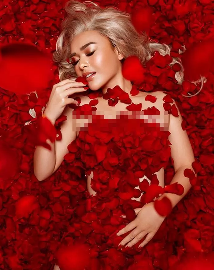 Amanda Manopo rambut palsu © Instagram