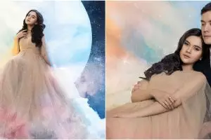 6 Potret maternity Audi Marissa, bertema terbang ke bulan