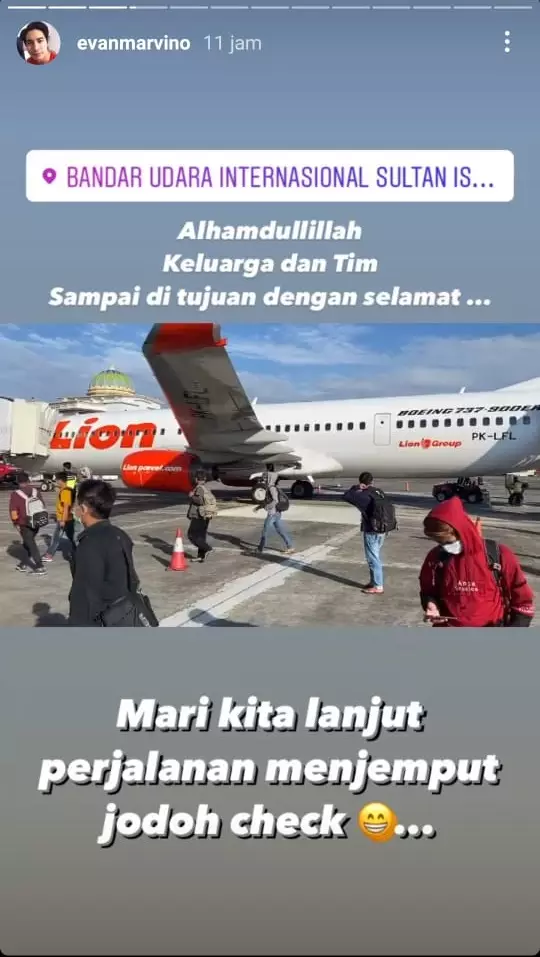 Evan Marvino ke Aceh © Instagram