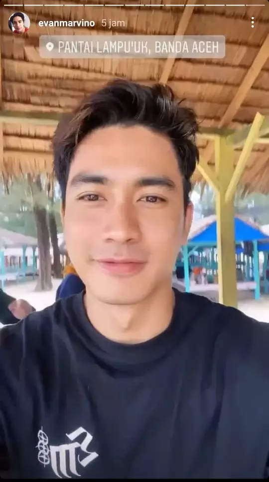 Evan Marvino ke Aceh © Instagram
