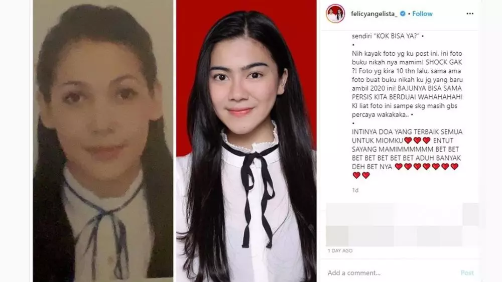 Mieke Amalia dan Felicya Angelista kompak © Instagram