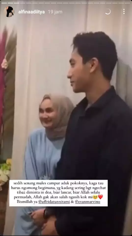 Evan ketemu Uffri © Instagram