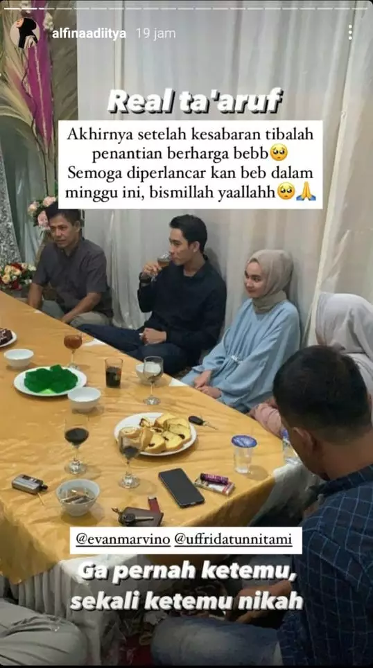 Evan ketemu Uffri © Instagram