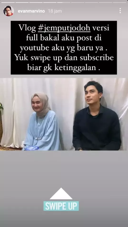 Evan ketemu Uffri © Instagram