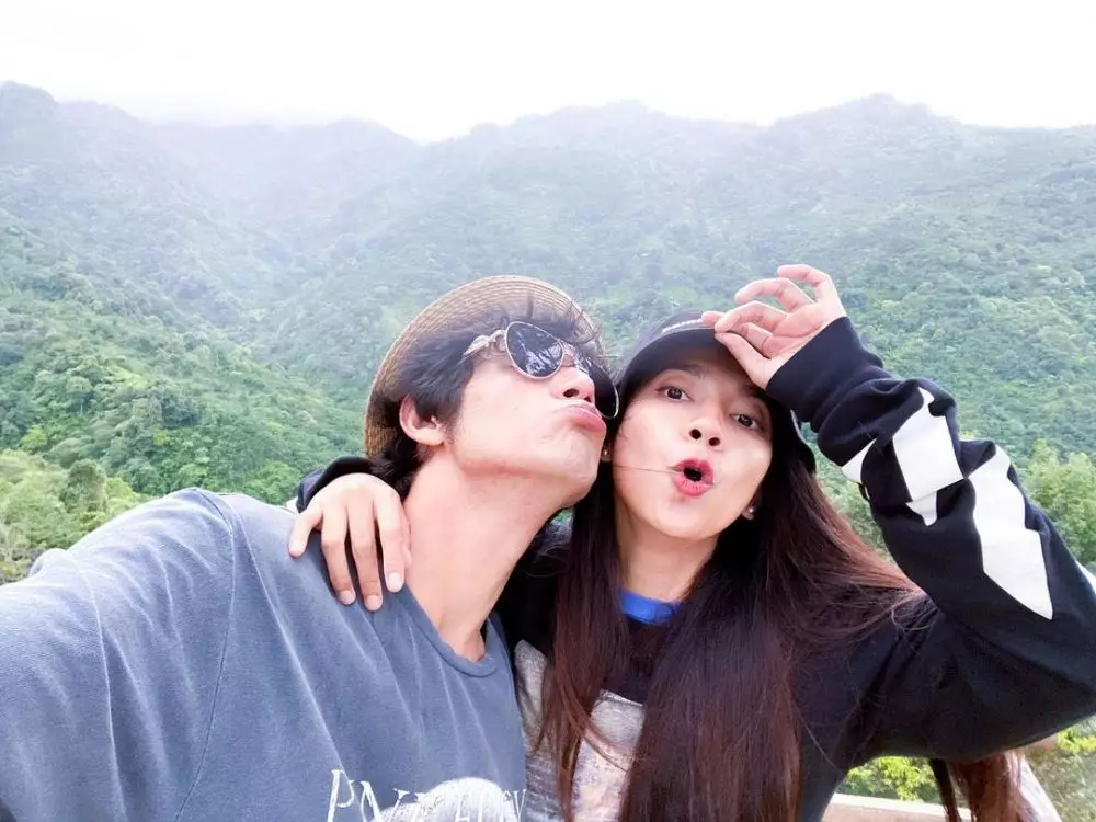 momen kemesraan Dinda Kirana dan Naufal Samudra © 2021 brilio.net