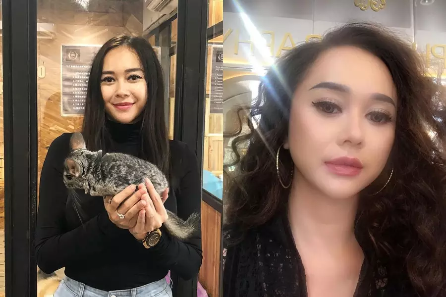 Seleb saat rambut lurus dan keriting © Instagram